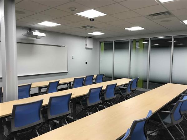 One of the new conference rooms